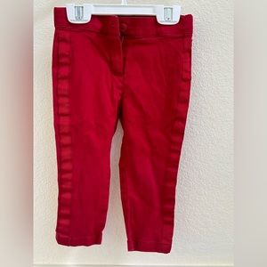 Red Janie and Jack pants 18 - 24 mos.